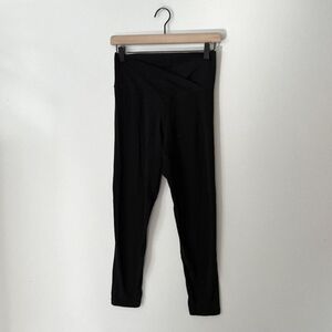 Aerie Offline Real Me 7/8 High Rise Leggings Black Women's Size Large